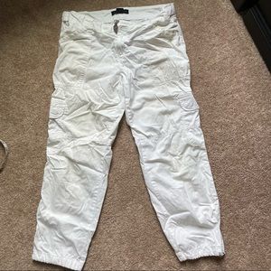 Sanctuary for Anthropologie White Cargo Pants